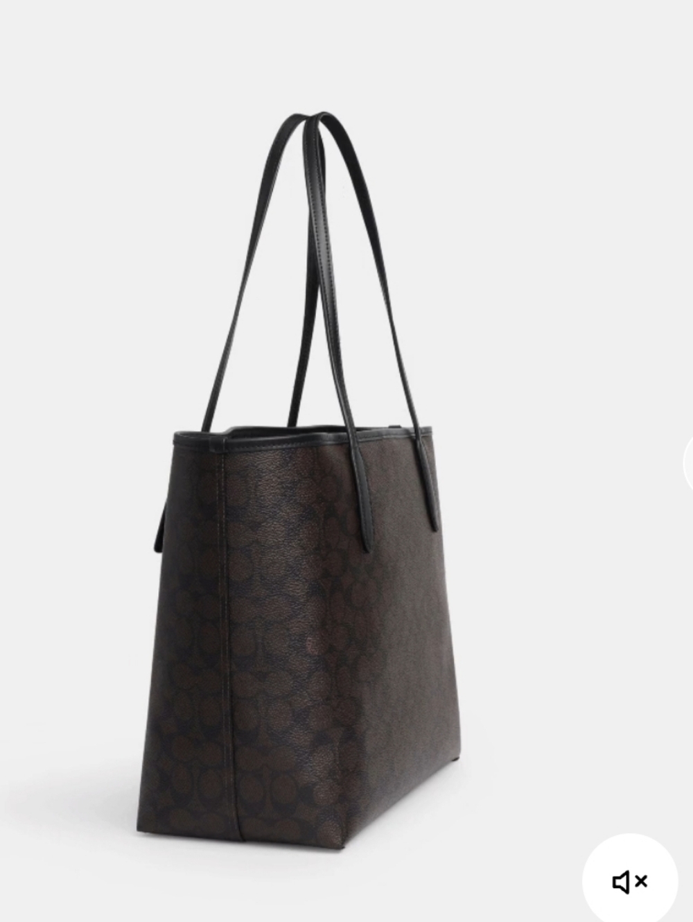 Coach Signature Canvas City Tote Bag - Picture 4 of 8